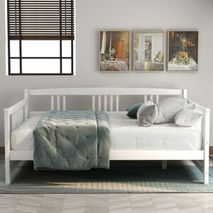 GEROJO Sturdy Solid Pine Daybed, Classic and Vintage Looking, Multifunctional Full
