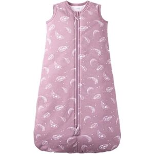 Owlivia 100% Organic Cotton 2.5tog Sleep Sack - Mauve Feather 18-24 Months