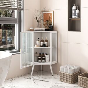 GREATPLANINC Corner Cabinet Accent Cabinet Display Cabinets Bathroom Cabinets 12 to 24 in