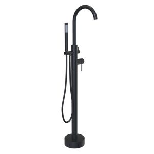 Alvana Floor Standing Bathtub Faucet With Switchable Hand Shower Arch