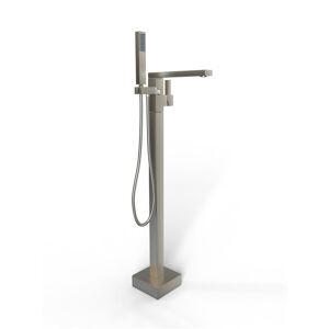 Alvana Floor Standing Bathtub Faucet With Switchable Hand Shower Square