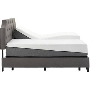 Sleep Zone Pacifica 12-inch Memory Foam Mattress and Z100 Adjustable Bed Set Split Cal-King