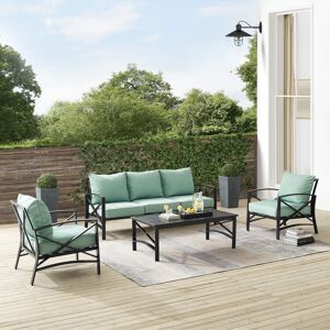 Crosley Furniture Crosley Kaplan 4Pc Outdoor Sofa Set - 147 W x 68.5 D x 32 H 147 W x 68.5 D x 32 H