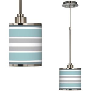 Snake River Décor Multi Color Stripes Glow Mini Pendant Light - 7 7