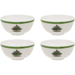 Spode Set of 4 Christmas Tree Melamine Bowls - 6 6