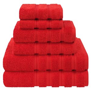 American Soft Linen Luxury 6 Piece Towel Set, 2 Bath Towels 2 Hand Towels 2 Washcloths, 100% Cotton Turkish Towels for Bathroom 13.0 In. L X 13.0 In. W