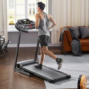 HOMEBAY 2.5 HP Folding Treadmill with 3-speed Incline Adjustment, 12 Preset Programs, 3 countdown modes, heart rate, bluetooth and more 53.0 In. W X 45.9 In. H X 19.7 In. D