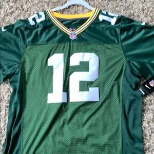 Nike Shirts Aaron Rodgers Green Bay Jersey Color: Green Size: Xl