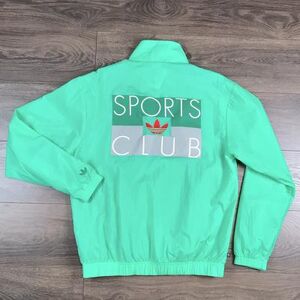 Adidas Jackets & Coats Adidas Original Men’s Sports Club Full Zip Track Top Green Jacket Size Medium Color: Green Size: M