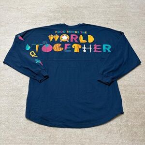 Shirts Disney Epcot Food Wine Festival 2022 Brings The World Together Spirit Jersey Nwt Color: Blue Size: L