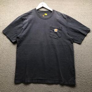 Carhartt Shirts Carhartt T-Shirt Mens Large L Short Sleeve Original Fit Pocket Crew Neck Gray Color: Gray Size: L