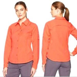 Columbia Tops Columbia Omni-Shade Sun Protection Shirt Xl/Tg Color: Orange Size: Xl