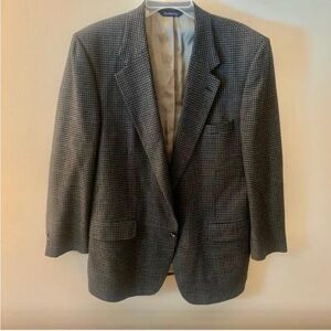 Jackets & Coats Burberrys Vintage Check 100% Lambswool Blazer Sports Jacket Color: Gray Size: L