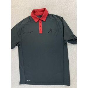 Shirts Alabama Crimson Tide Nike Short Sleeve Campus Polo Shirt (Men's Medium) Gray Color: Gray Size: M