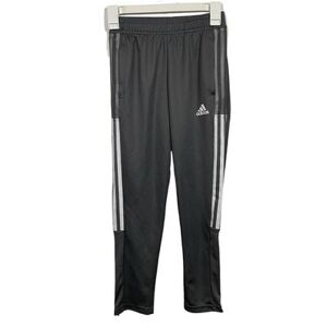 Adidas Bottoms Adidas Grey Tapered Leg Athletic Sweatpants Color: Gray/White Size: Sb