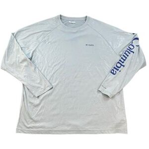 Columbia Shirts Columbia Pfg Shirt Mens 2xl Gray Terminal Deflector Fishing Breathable Outdoor Color: Gray Size: Xxl