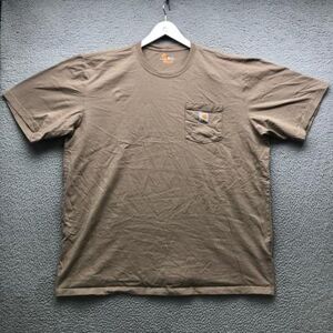 Carhartt Shirts Carhartt T-Shirt Men's 2xl Tall Short Sleeve Logo Workwear Brown Desert K87 Des Color: Brown Size: 2xlt
