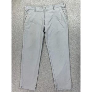 Adidas Pants Adidas 3 Striped Tour Poly/Spandex Golf Pants (Men's 38x32) Gray Color: Gray Size: 38