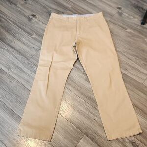 "J. Crew Pants Euc J. Crew Men's No Sz Tag Waist Across 17 1/4""= 34w X 29 1/2l Khakis Pants Color: Tan Size: 34"