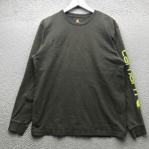 Carhartt Shirts Carhartt T-Shirt Mens Medium M Long Sleeve Original Fit Graphic Green K231 306 Color: Green Size: M