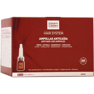 Martiderm Hair System Hair-Loss Ampoules Strenngthens 28 un.
