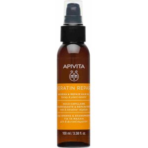 Apivita Keratin Repair Nourish and Repair Hair Oil for Dry and Damaged Hair 100mL