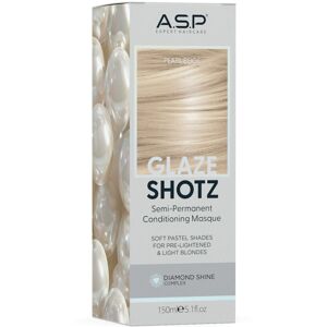 A.S.P Hair Glaze Shotz Semi-Permanent Conditioning Masque Soft Pastel Shades 150mL Pearl Beige