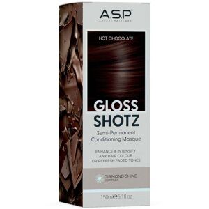 A.S.P Hair Gloss Shotz Semi-Permanent Conditioning Masque Color Enhancer 150mL Hot Chocolate
