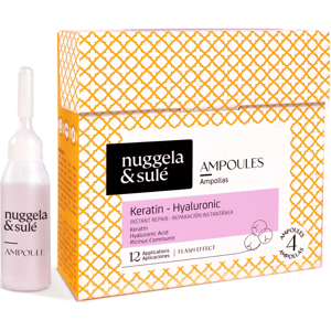 Nuggela & Sulé Keratin Hyaluronic Ampoules Instant Repair 4x10mL