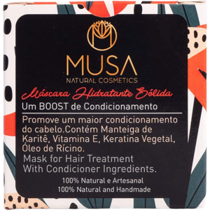 Musa Natural Cosmetics Solid Moisturising Hair Mask for Dry Hair 1 un.