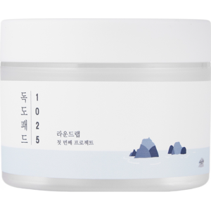 Round Lab 1025 Dokdo Toner Exfoliating Face Pads 70 un.