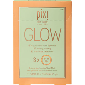 Pixi Glow Glycolic Boost Brightening Sheet Mask 3 un.
