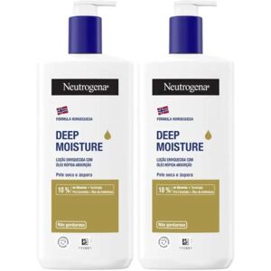 Neutrogena Deep Moisture Oil-in-Lotion 400 ml (13.53 fl oz) x2