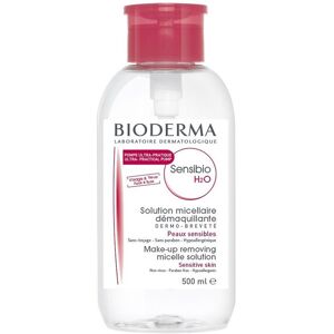 Bioderma Sensibio H2O Makeup Removing Micelle Solution w/ Pump 500ml (16.91fl oz)