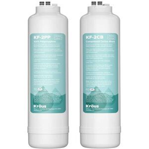 KRAUS Purita Water Filtration System OR Replacement Cartridges OR Kits White FC-101 Cartridges 3 3/4