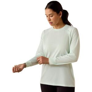 Women's Rebar Heat Fighter Essential T-Shirt in Clearly Aqua, Size: 2X by Ariat