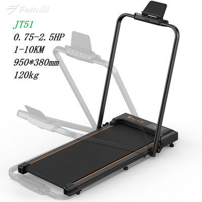 Fortmill JT51 løbebånd 1-10km / h gåjoggingmaskine Hjemmekontor løbebånd farve LED-skærm foldning løbebånd lav støj løbebånd
