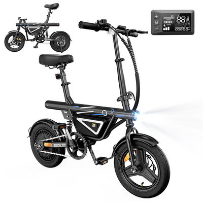 iScooter EB1S elcykel 250W motor, 12Ah batteri, 25 km/h, 14” vakuumdäck – elektrisk stadscykel