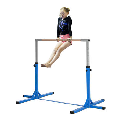 Gymnastikstång, 194x121x92-150 cm, Blå