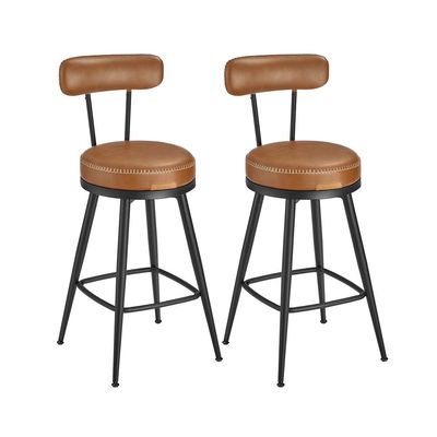 Barstolset, 54x54x91 cm, Brun