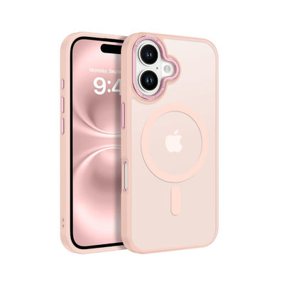 iPhone 16 - Magsafe Matteret Cover i flere farver - PINK