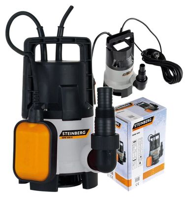 Dränkbar smutsvattenpump 400 W 7500 L/H
