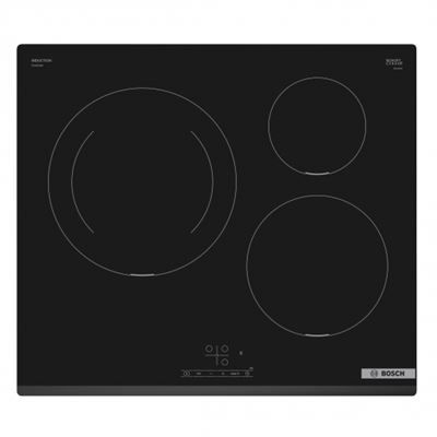 Placa de inducción Bosch PUJ631BB5E 3 Zonas 60cm Negro