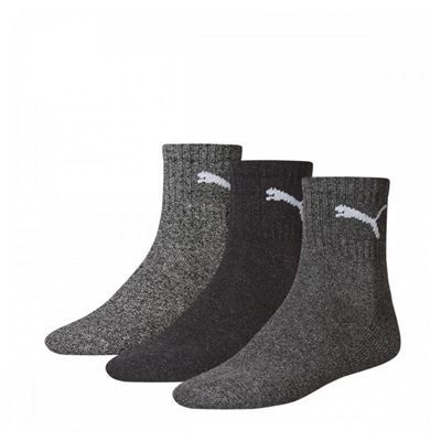 Calcetines Deportivos Puma SHORT CREW 3 Pares Gris Talla 43-46