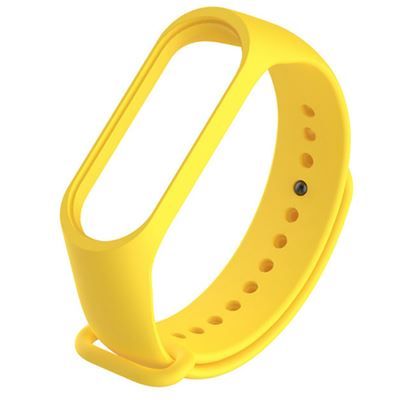 Correa mi band 3 y 4 Klack amarillo deporte transpirable