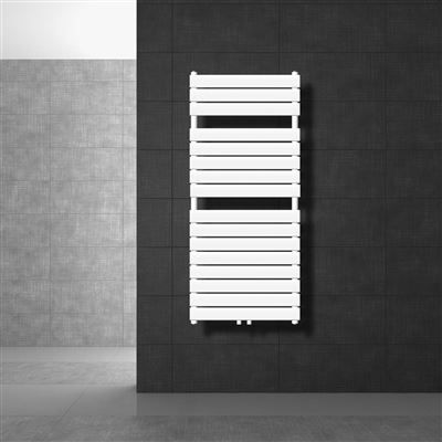 Radiador de baño ECD Germany vapor 1200x600 mm blanco