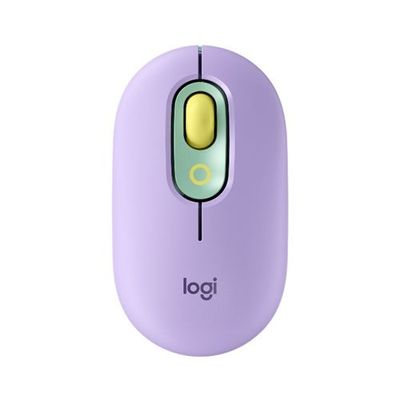 Ratón inalámbrico Logitech Pop Emoji Daydream Lila/Menta