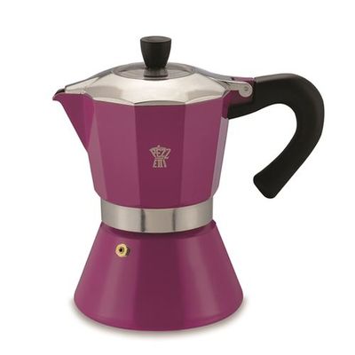 Cafetera italiana Pezzetti Moka 6 tazas Lila