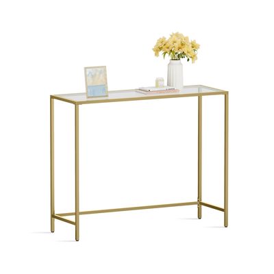 Konsolbord, 100x35x80 cm, Guld
