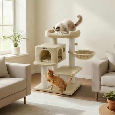 Kattorn, 70x60x112 cm, Beige